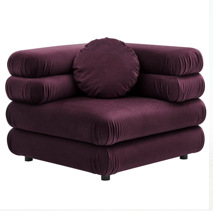 Jubilee Modular Performance Velvet Corner Chair