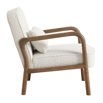 Charlie Boucle Upholstered Armchair by KB Supply