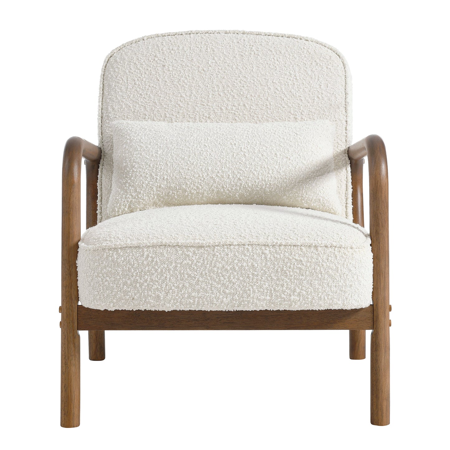 Charlie Boucle Upholstered Armchair by KB Supply