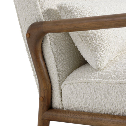 Charlie Boucle Upholstered Armchair by KB Supply