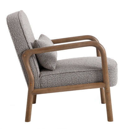 Charlie Boucle Upholstered Armchair by KB Supply