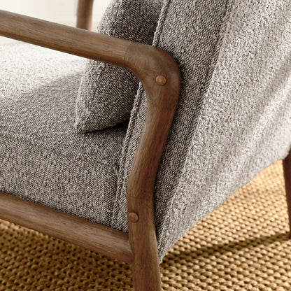 Charlie Boucle Upholstered Armchair by KB Supply