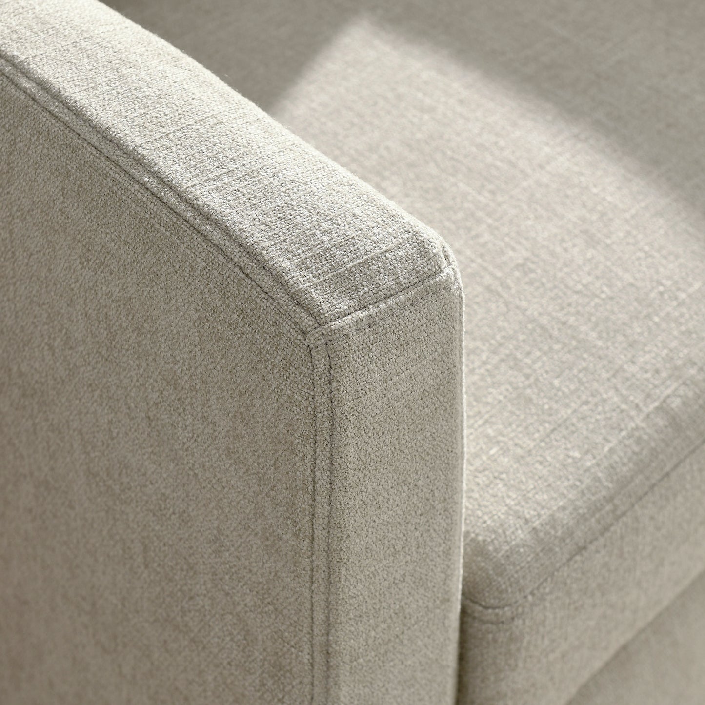 Serene Linen Slipcovered Swivel Armchair by KB Supply