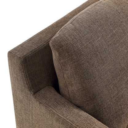 Serene Linen Slipcovered Swivel Armchair by KB Supply