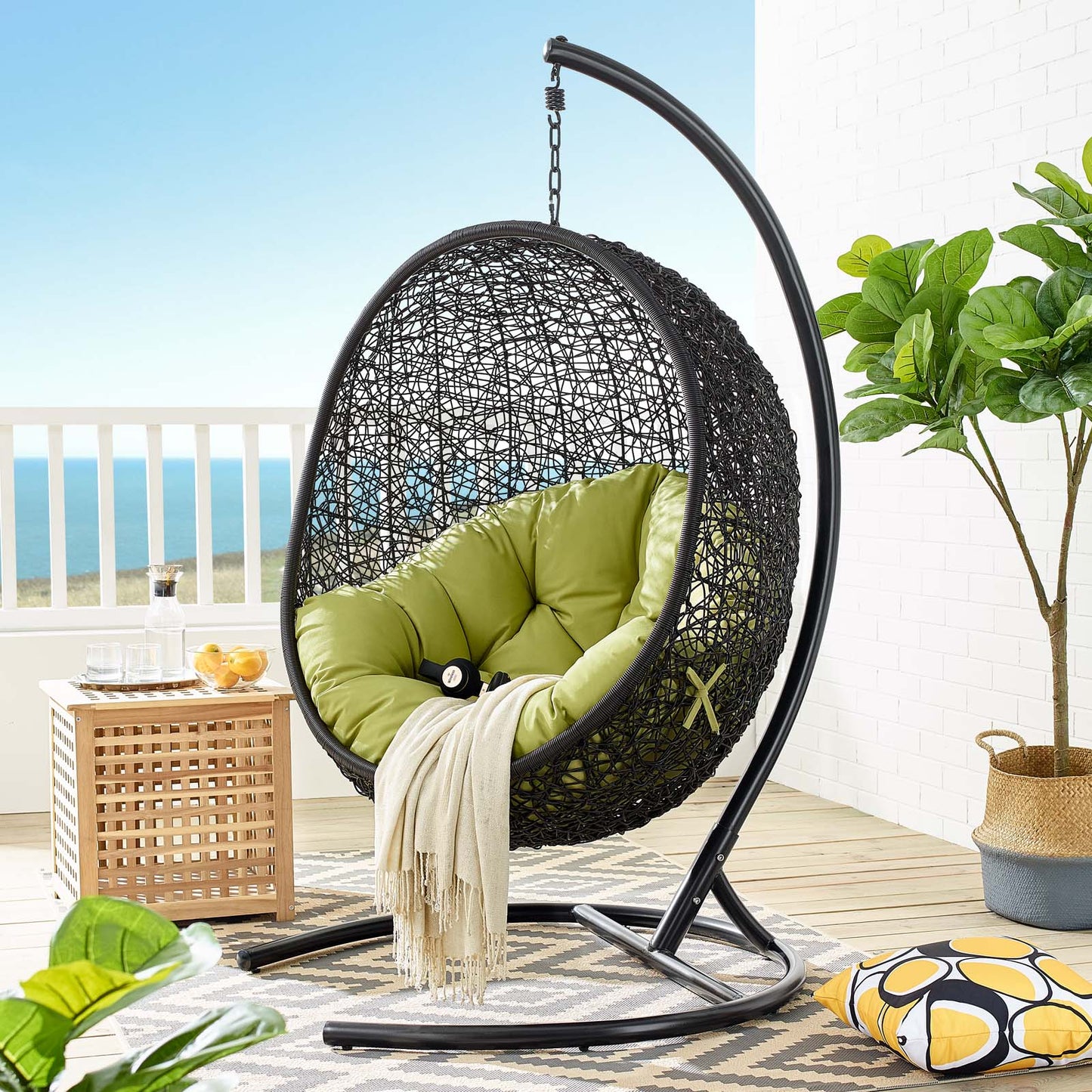 Encase Swing Outdoor Patio Lounge Chair