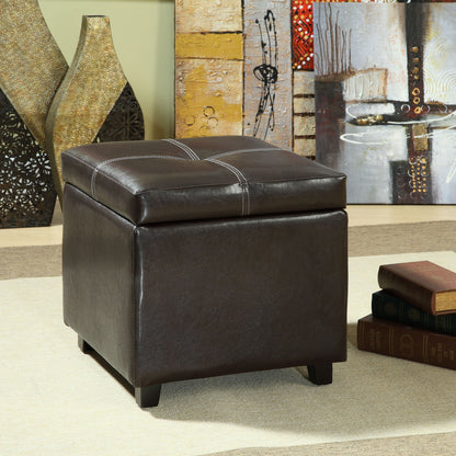 Treasure Upholstered Vinyl Ottoman