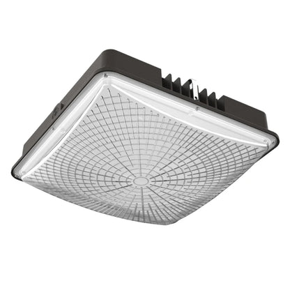 LED Canopy Light, 80W/100W/120W Selectable, 3CCT, UL & DLC Listed