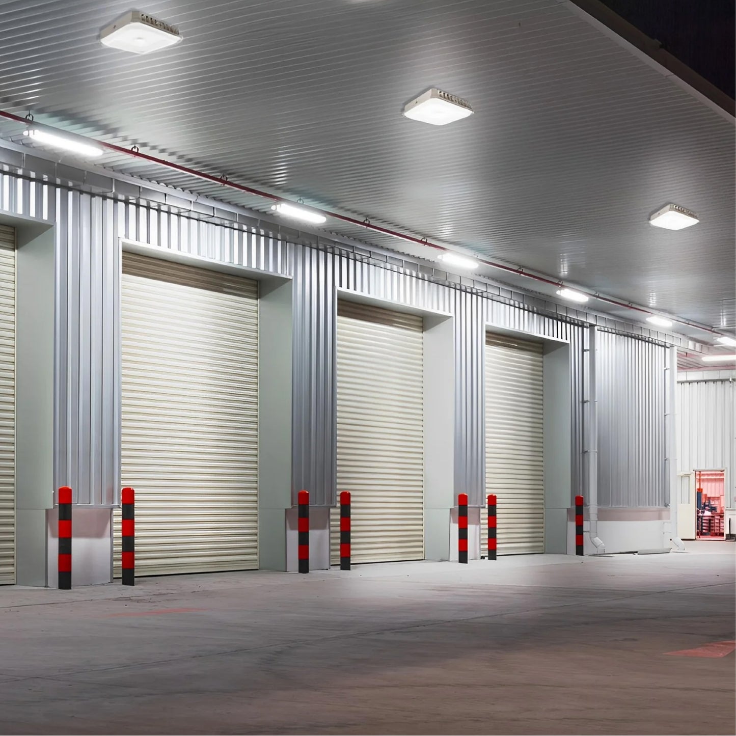 LED Garage Canopy Light, 60W, 80W, 100W , CCT- 3000K, 4000K, 5000K, UL & DLC Listed