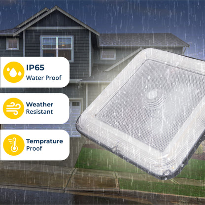 LED Garage Canopy Light, 60W, 80W, 100W , CCT- 3000K, 4000K, 5000K, UL & DLC Listed