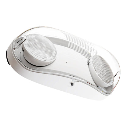 LED 2-Head Outdoor Emergency Light, 2.4W, 6500K CCT, 400 Lumens