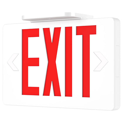 LED Exit Sign (Red), Damp Rated