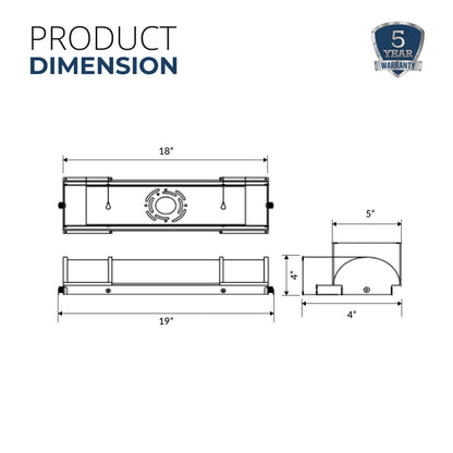 Elegant Glow LED Linear Vanity Light | Streamlined Design for Modern Elegance | 24 inch