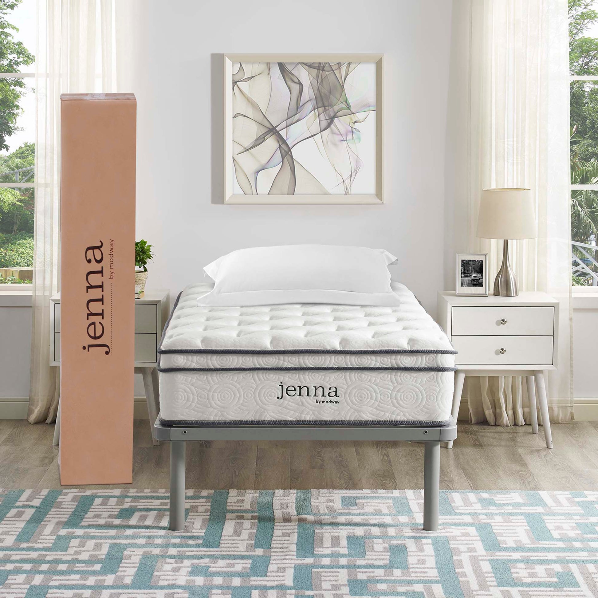 Jenna 10" Innerspring and Foam Twin Mattress