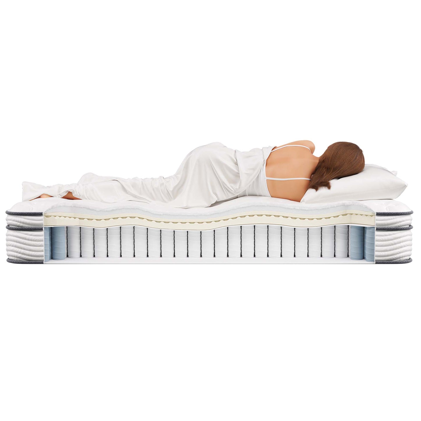 Jenna 10" Innerspring and Foam Twin Mattress