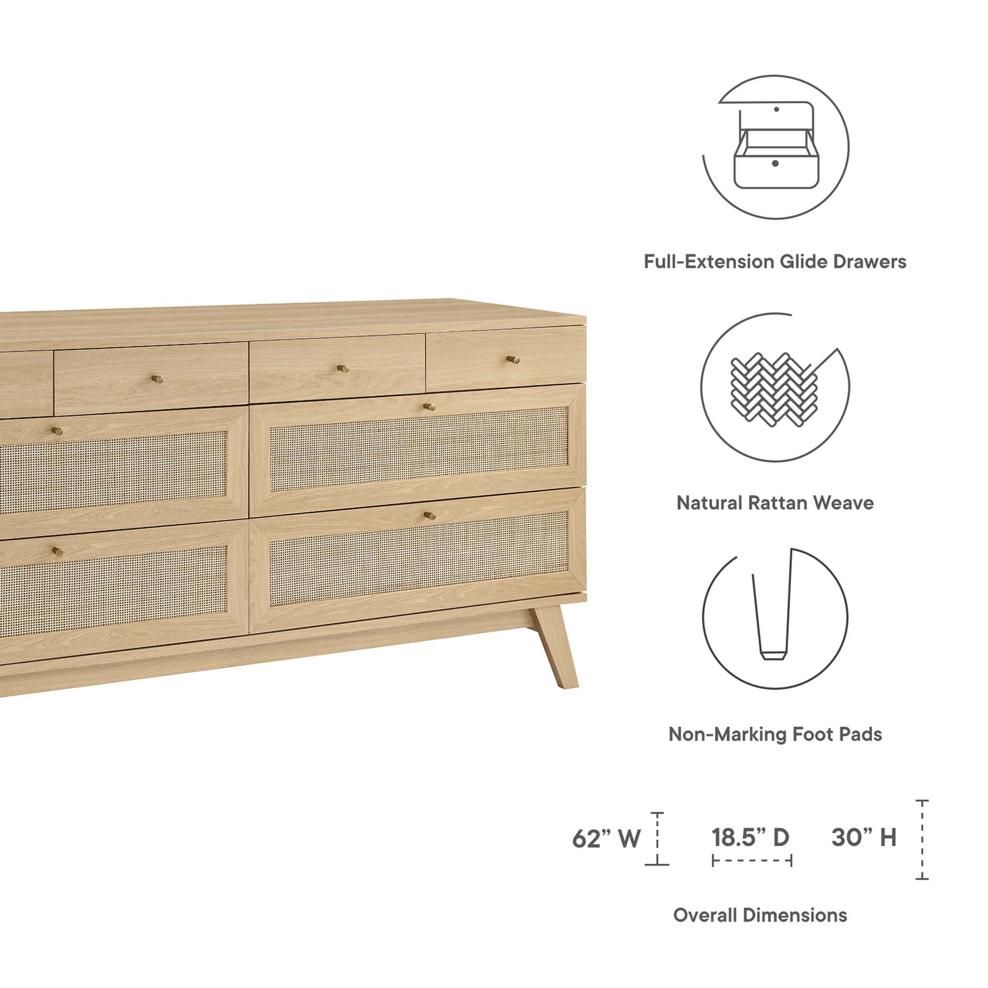 Soma 8-Drawer Dresser