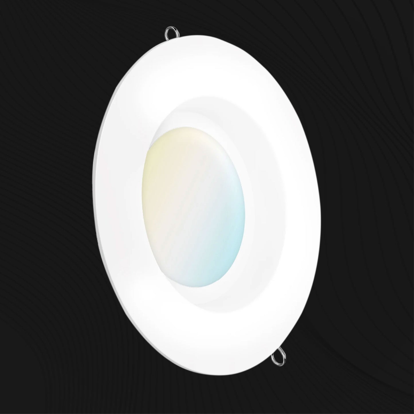 Recessed LED Retrofit Lighting, 5-6 Inch, Smooth, 965 Lumens, Selectable CCT (3000K-6500K)