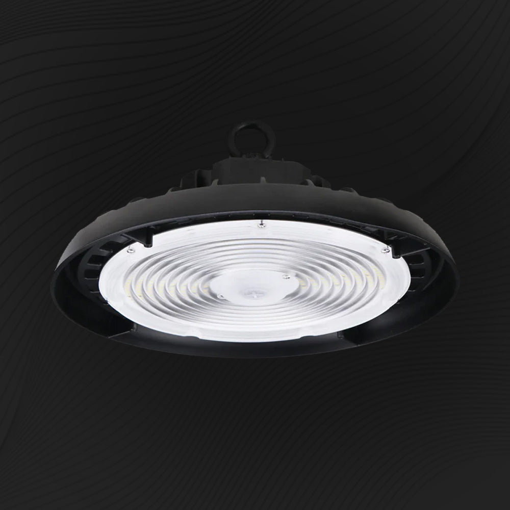 240w UFO LED High Bay 37200 Lumens, Adjustable Wattage & Selectable CCT 3500K-5000K