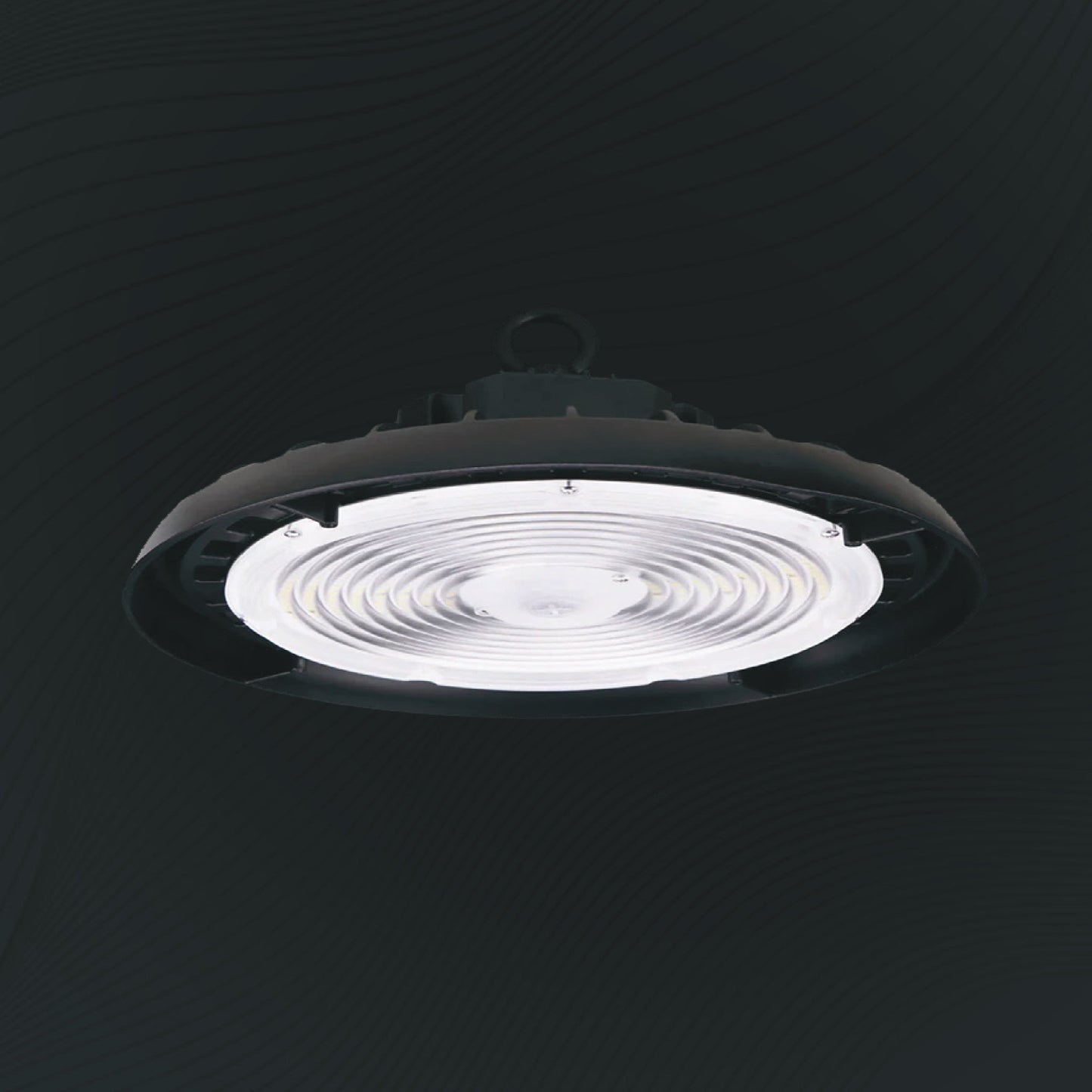 300w UFO LED High Bay 51100 Lumens, Adjustable Wattage & Selectable CCT 3500K-5000K